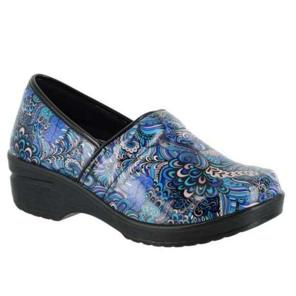 Easy Work By Easy Street Lyndee Health Care Professional Shoes, Blue Women's 8M - Picture 2 of 16